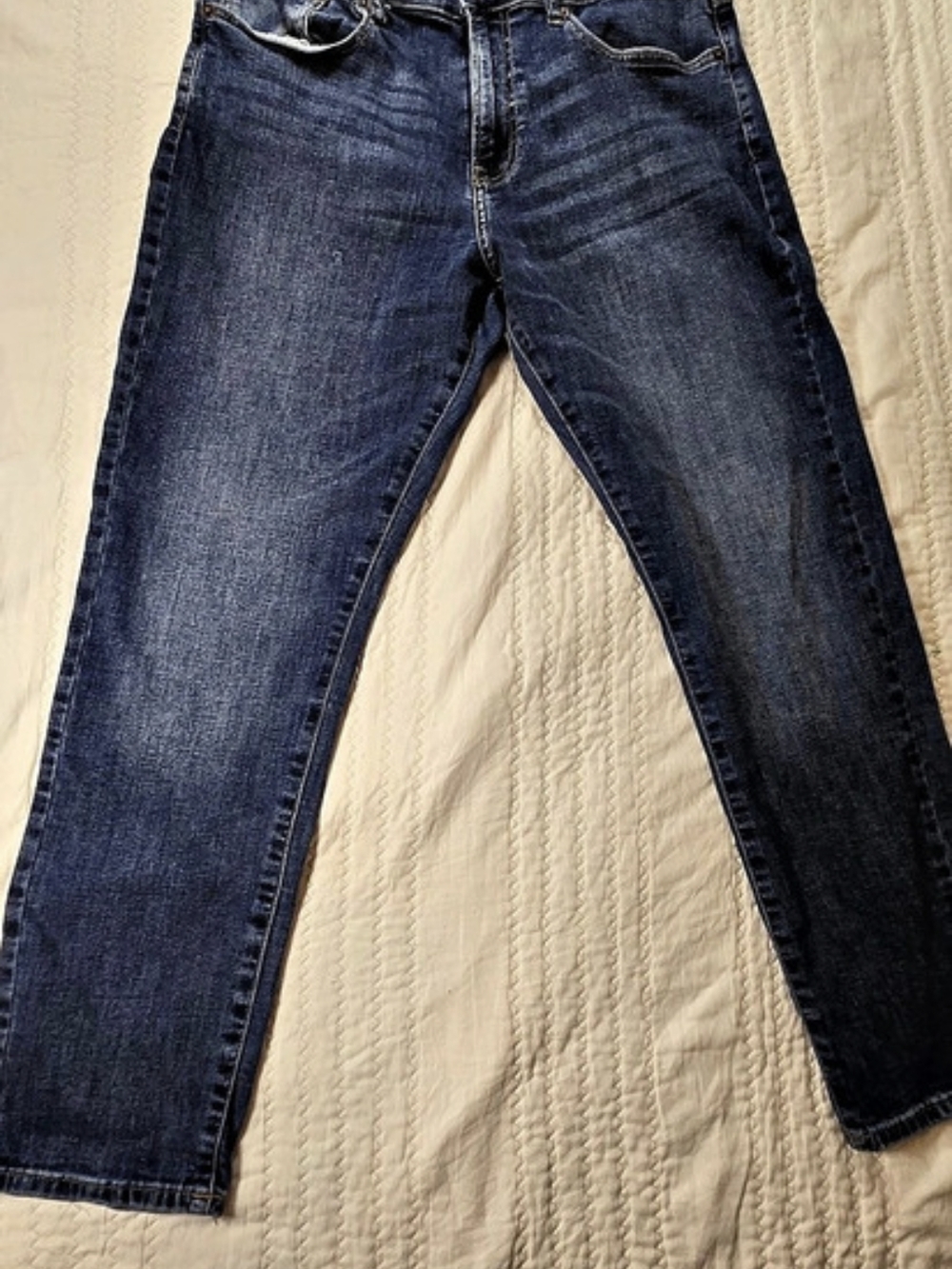 Lucky Brand 412 Skinny Jeans Blue Waist 34x30